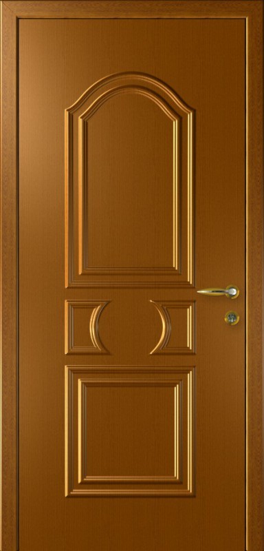 Пластиковая дверь «Интехпласт» Капель (Kapelli) — нарцисс дуб золотой