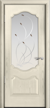 Межкомнатная дверь Milyana Caprica Milan (Милан) — стекло Милан ясень жемчуг