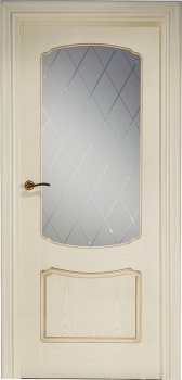 Межкомнатная дверь Валдо Санта-Мария 750 ПО Золотая патина