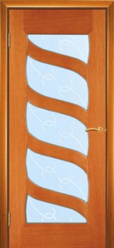 Межкомнатная дверь Мебель Массив Парма (стекло)