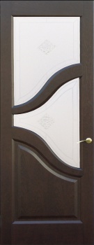 Межкомнатная дверь Мебель Массив Глория (стекло)