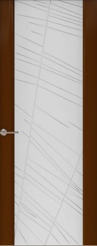 Межкомнатная дверь Океан дверей Capri 2 стекло белое ГВ