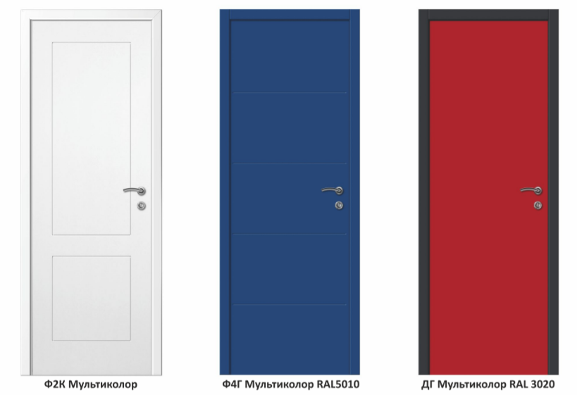 Новая серия композитных дверей KAPELLI multicolor