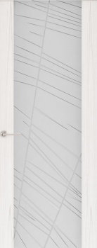 Межкомнатная дверь Океан дверей Capri 2 стекло белое ЯБЖ