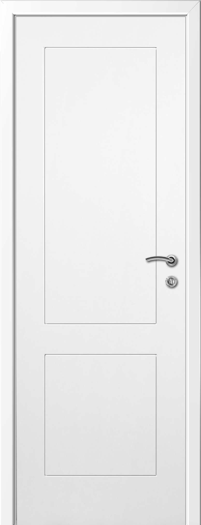 Пластиковая дверь KAPELLI multicolor Белый Ф2К RAL 9016
