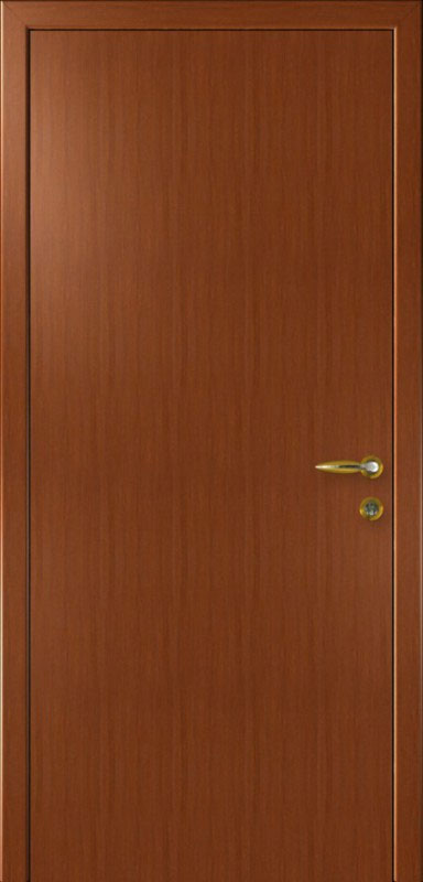 Пластиковая дверь «Интехпласт» Капель (Kapelli) — гладкая итальянский орех телескопическая