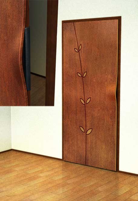 красивая деревянная дверь